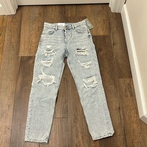 NWT H&M boyfriend low waist